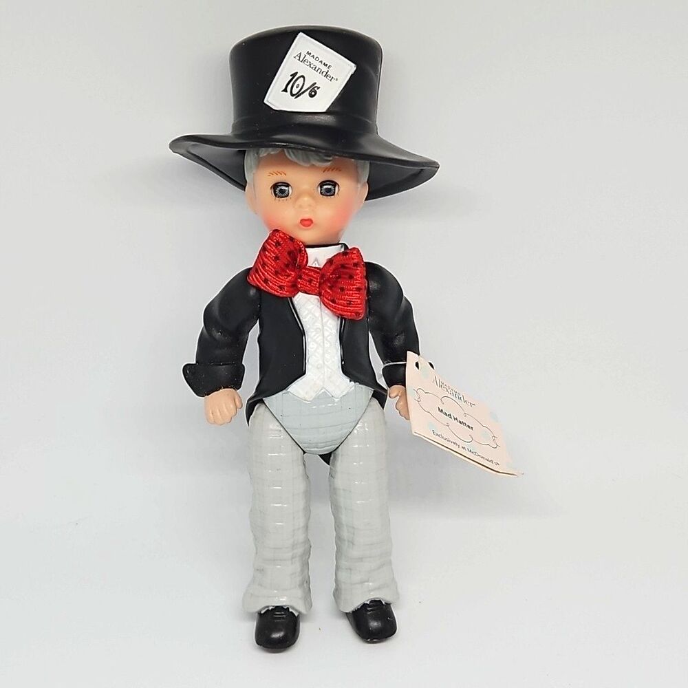 2010 Madame Alexander Doll “Mad Hatter” With Tags McDonalds EXCLUSIVE